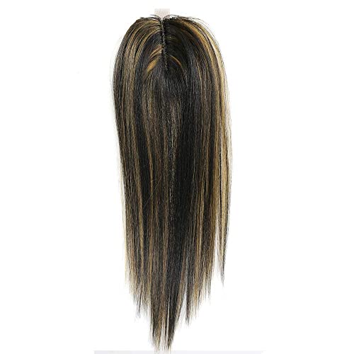 X-TRESS Highlight Balayage Synthetic Hair Bundles with Closure Yaki Straight Weft Weave Ombre Honey Blonde Swiss Lace Hair Extension Heat Friendly