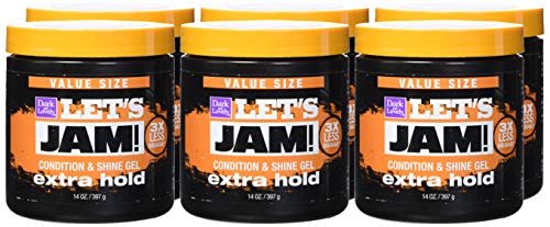 Softsheen Carson Let's Jam Extra Hold Shining and Conditioning Gel, 14 Ounce (Pack of 6)
