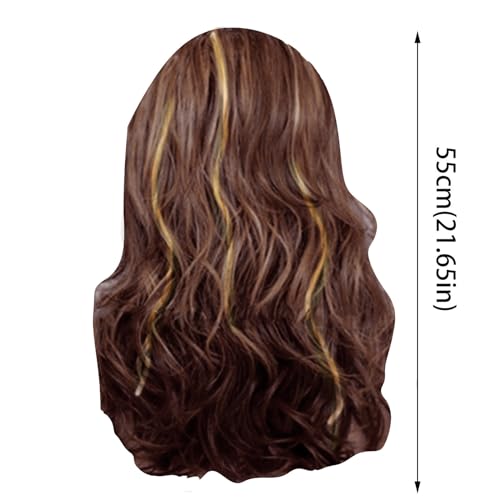 Water Wave Lace Front Wigs,Lace Front Wigs Human Hair Full Lace Wig Purple Wig Glueless Wigs Cosplay Parties