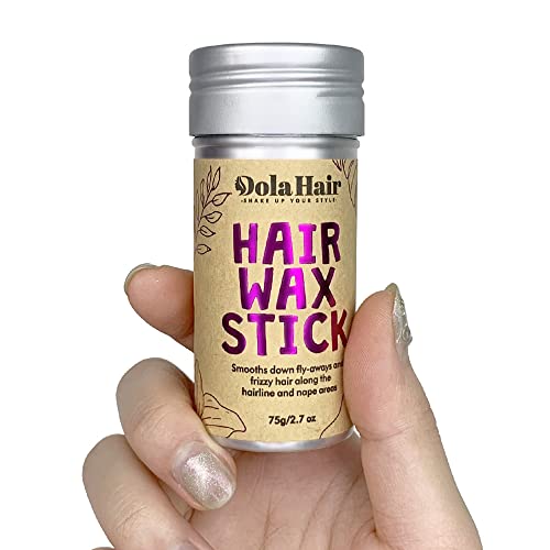 Dolahair Hair Wax Stick - Flyaway Control and Styling Pomade for Kids, Women, and Men - Hair Bun Maker and Accessories