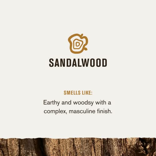 Every Man Jack Mens Sandalwood Grooming Set - Five Full-Sized Essentials: Wash, Lotion, Hydrating Oil, Butter, and Comb