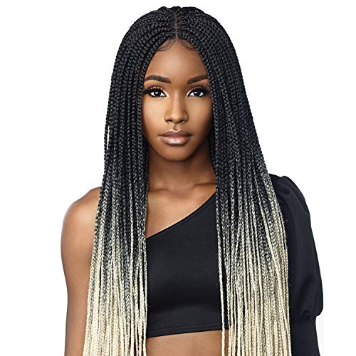 Sensationnel Cloud 9 Swiss Lace Wig 4X4 Lace Parting Box Braid 50" (T1B/613)