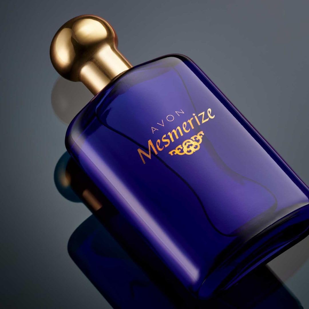 AVON Mesmerize Cologne for Men, 3.4 fl oz, Long Lasting Woody and Spicy Scent for Everyday Wear, Signature Fragrance for Him, Classic Men’s Cologne