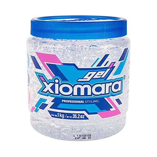 Xiomara Professional Hair Styling Gel with Aloe Vera Suitable for the Whole Family, 2 - Pack of 35 Oz Each, Jars
