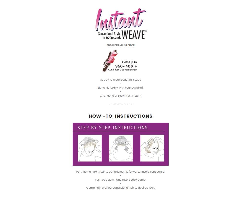 Sensationnel Instant Weave Synthetic Halfwig - Tuscany-1
