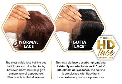 Sensationnel butta lace HD Lace Pre Plucked Virtually Undetectable Wider Parting Ear To Ear Lace BUTTA UNIT 13 (BALAYAGEGOLD)