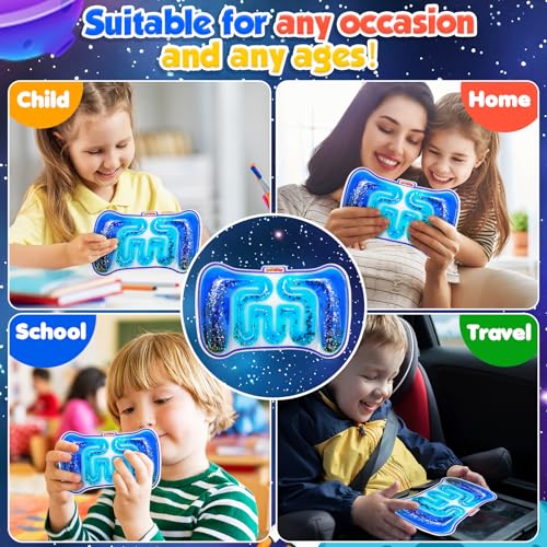 Squishy Sensory Toys for Kids - Fidget Sensory Toys for Autistic Children Special Needs, Sensory Toys for Kids with Autism - Sensory Fidget Toys with Filled Goo for Calming Down Classroom