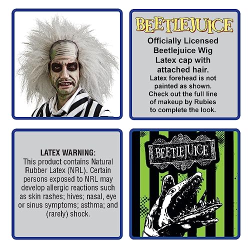 Rubie's 51738 Beetlejuice White WigWhite, One Size, Grey