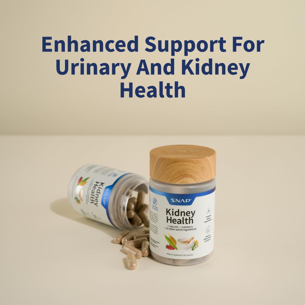 Snap Supplements Prostate Health Support Supplement Bundle with Kidney Health Support Supplement, 90 Capsules & 60 Capsules