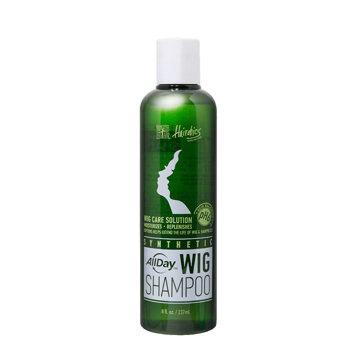 AllDay Locks Synthetic Wig Shampoo (8 oz) | Revitalizing & Refreshing Shampoo | Smoothens, Detangles & Nourishes | Cleanses, Softens and Revitalizes of Synthetic Hair | 8 oz