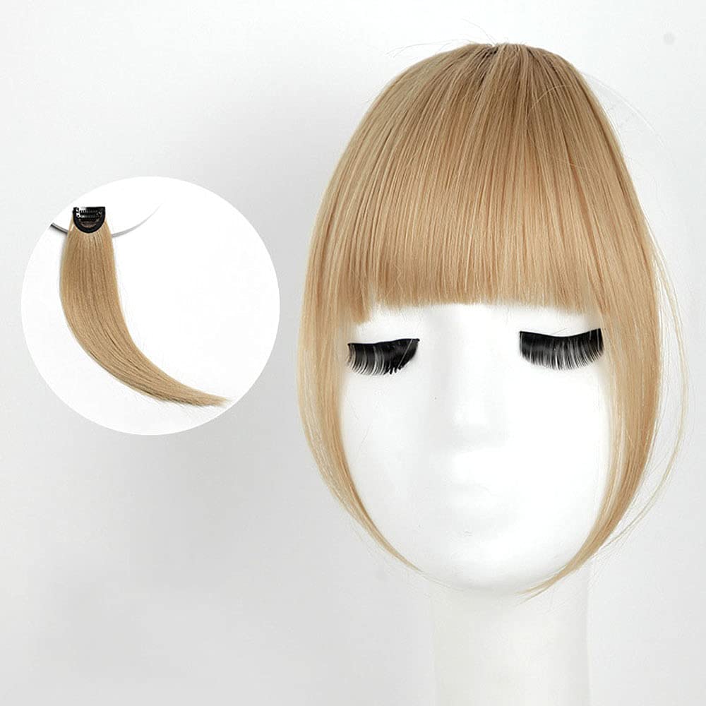 Bangs, Invisible Bangs, Natural Fiber Bangs, Full Cover Hairpiece, Linen Fake Bangs, 3D Air Bangs, Clip in Top Hair Bangs