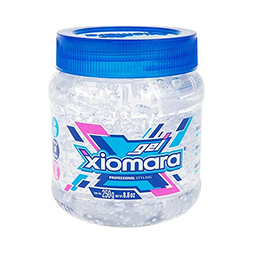 Xiomara Professional Hair Styling Gel with Aloe Vera Long-lasting Hold, 4 Pack of 8.80 Oz Each Jar, Clear