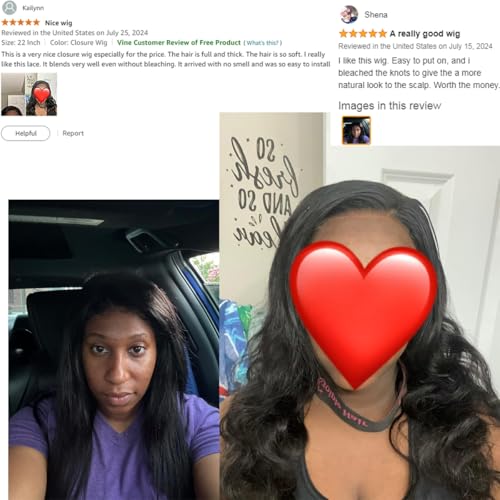 Levergreen Body Wave Lace Front Wigs Human Hair Pre Plucked Glueless 4x4 Lace Closure Wigs Human Hair Wigs For Black Women Human Hair Wig Body Wave Frontal Wigs Human Hair (Closure Wig, 22 Inch)