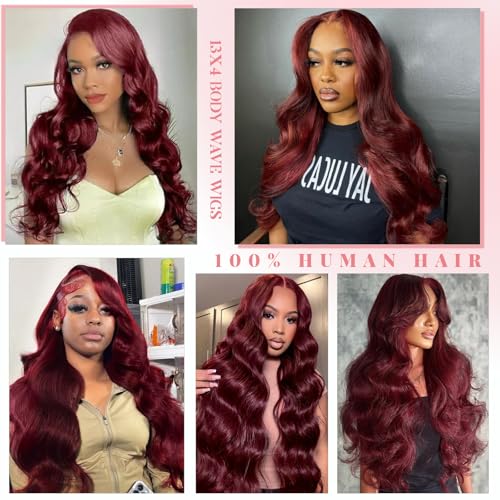 Munx Highlight Ombre Lace Front Wig Human Hair 4/27 Honey Blonde HD Lace Front Wigs Human Hair Pre Plucked 13x4 Body Wave Lace Front Wigs Human Hair 180 Density for Women 34inch