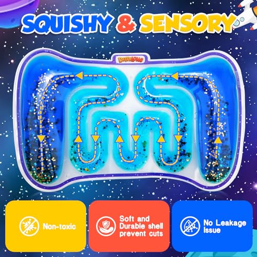 Squishy Sensory Toys for Kids - Fidget Sensory Toys for Autistic Children Special Needs, Sensory Toys for Kids with Autism - Sensory Fidget Toys with Filled Goo for Calming Down Classroom