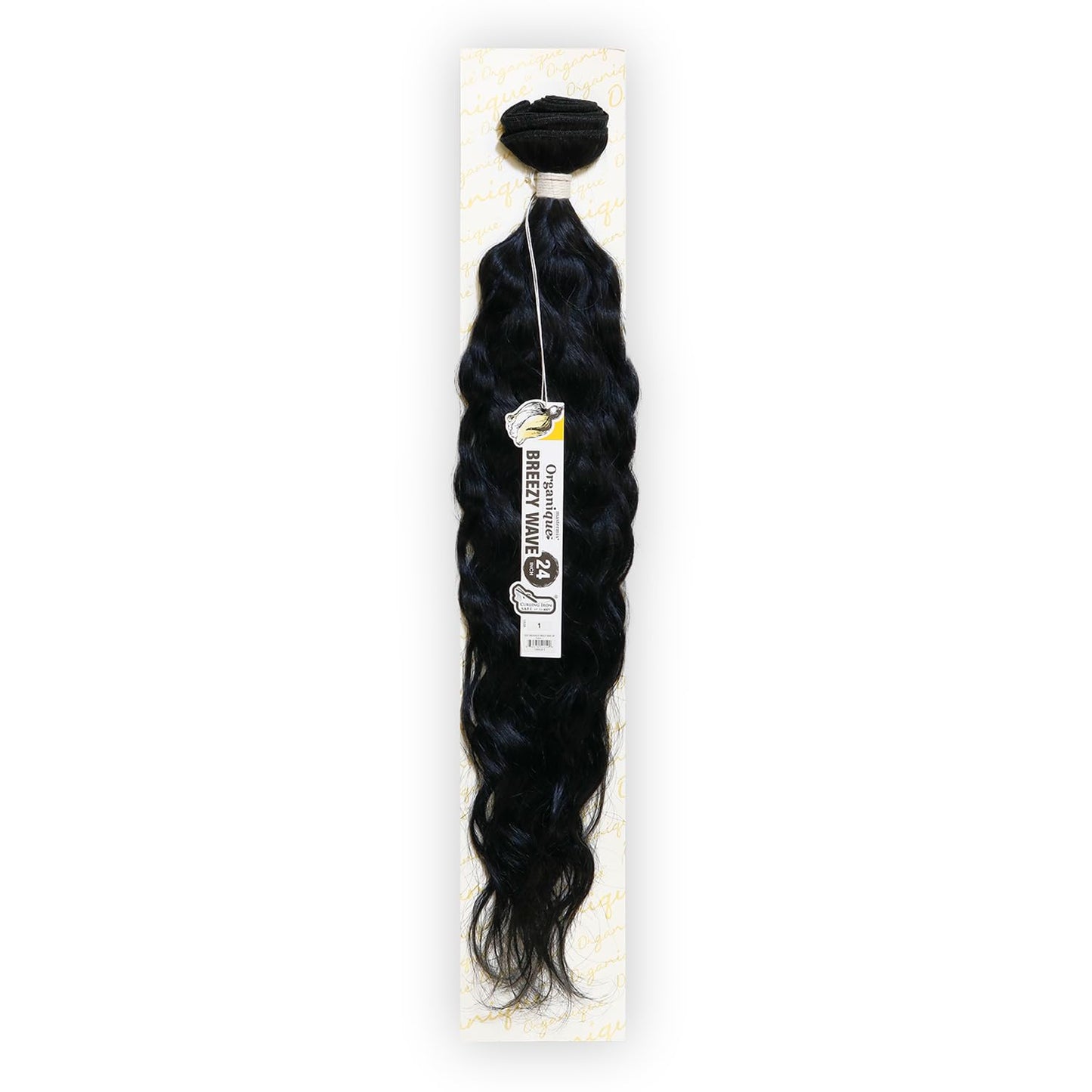 Shake-N-Go Organique Synthetic Weave Hair Extension - BREEZY WAVE 24" (1 Jet Black)