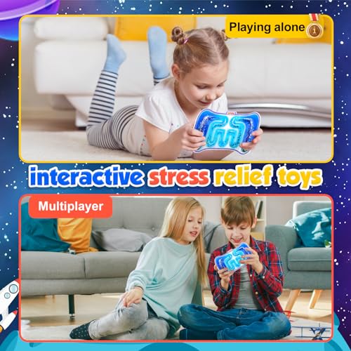 Squishy Sensory Toys for Kids - Fidget Sensory Toys for Autistic Children Special Needs, Sensory Toys for Kids with Autism - Sensory Fidget Toys with Filled Goo for Calming Down Classroom