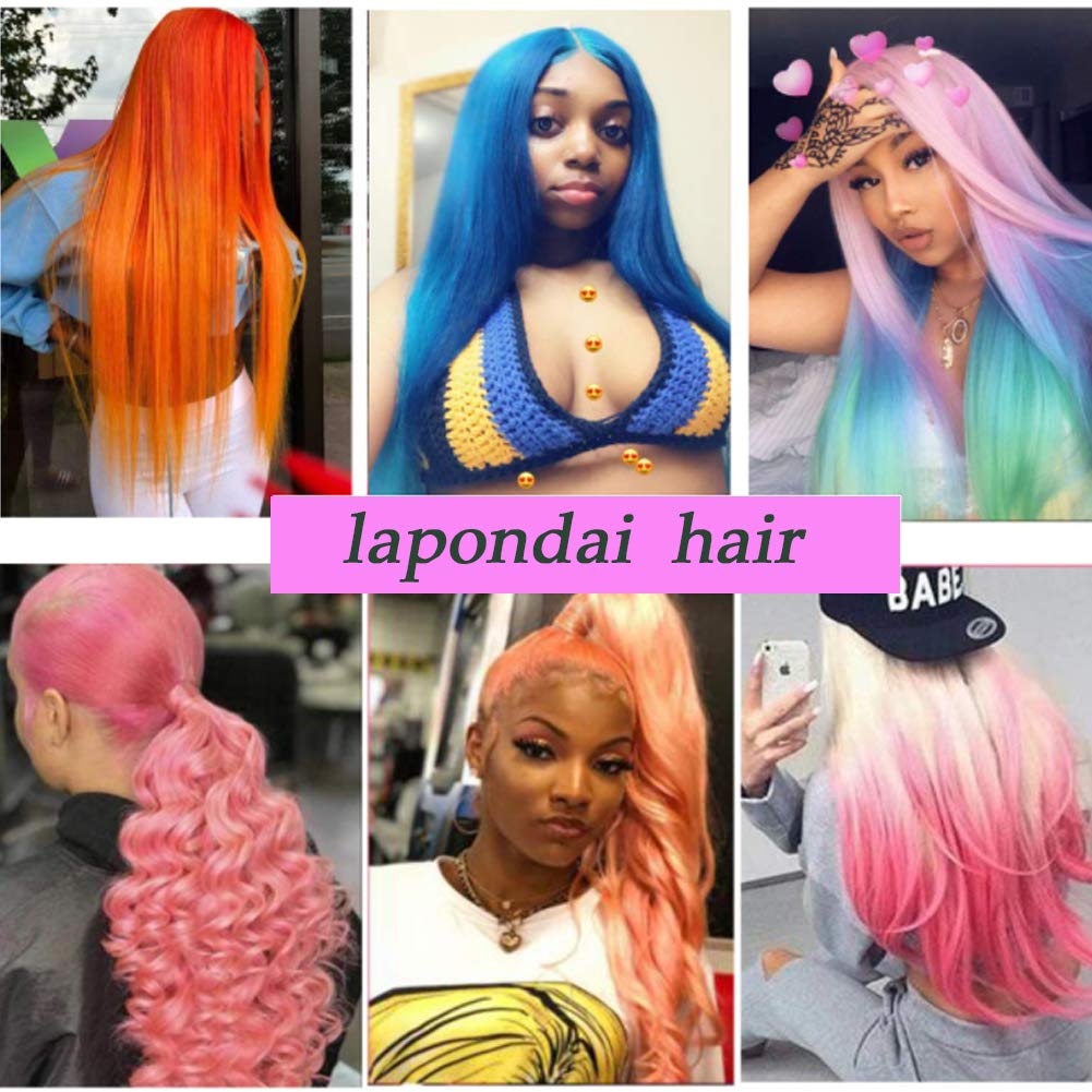 LAPONDAI 613 Blonde 3 Bundles Human Hair Straight Hair (18 20 22) 8A Brazilian Body Wave Blonde Human Hair Bundle 100% Virgin Remy Hair 613 Bundles Human Hair Extensions (#613 Straight)