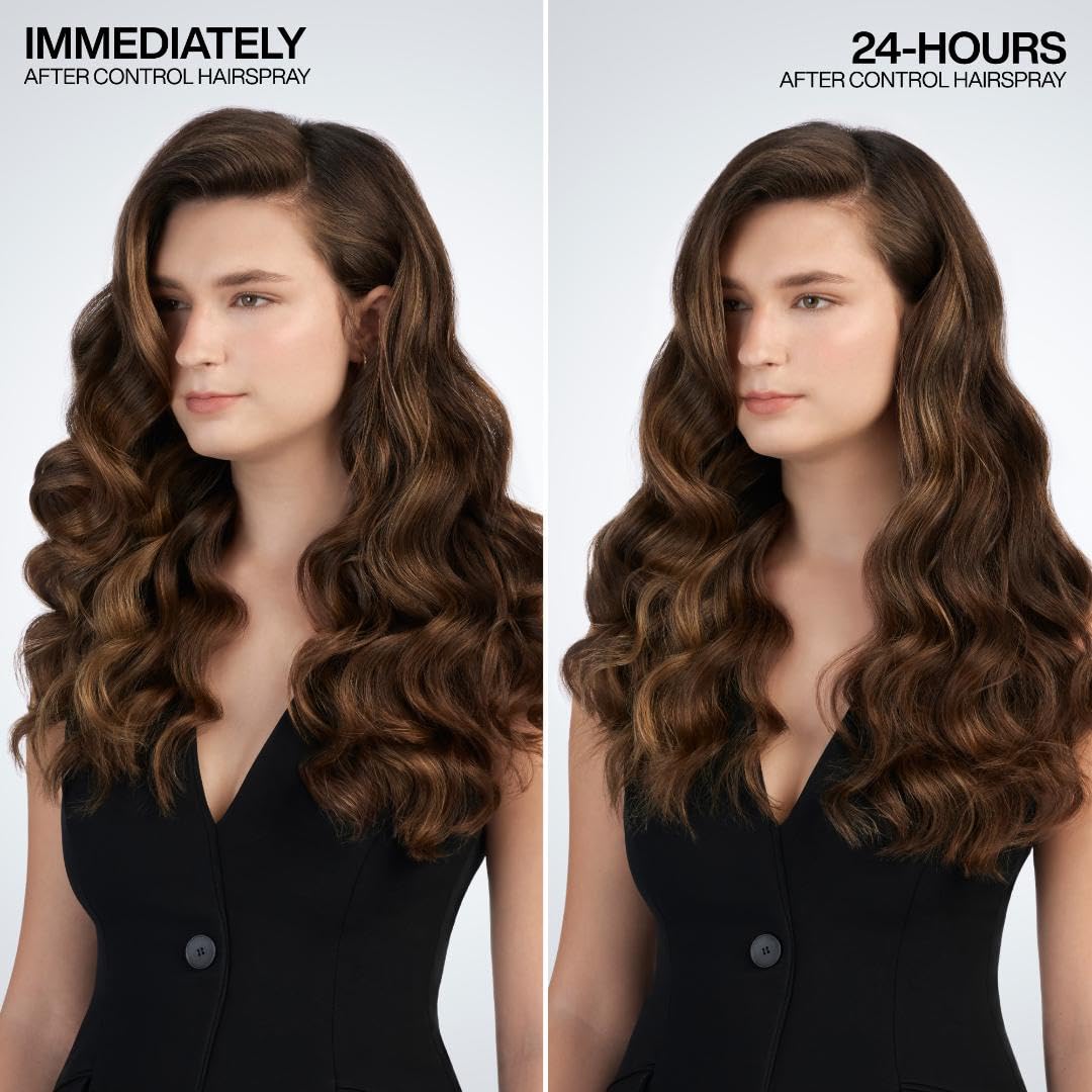 Redken Control Hairspray 28 | Extra High-Hold Hair Spray | Flake-Free, Quick-Drying Finish | Long-Lasting Frizz Protection | Humidity Resistance | 24 Hour Style Control | For All Hair Types | 10.5 Oz