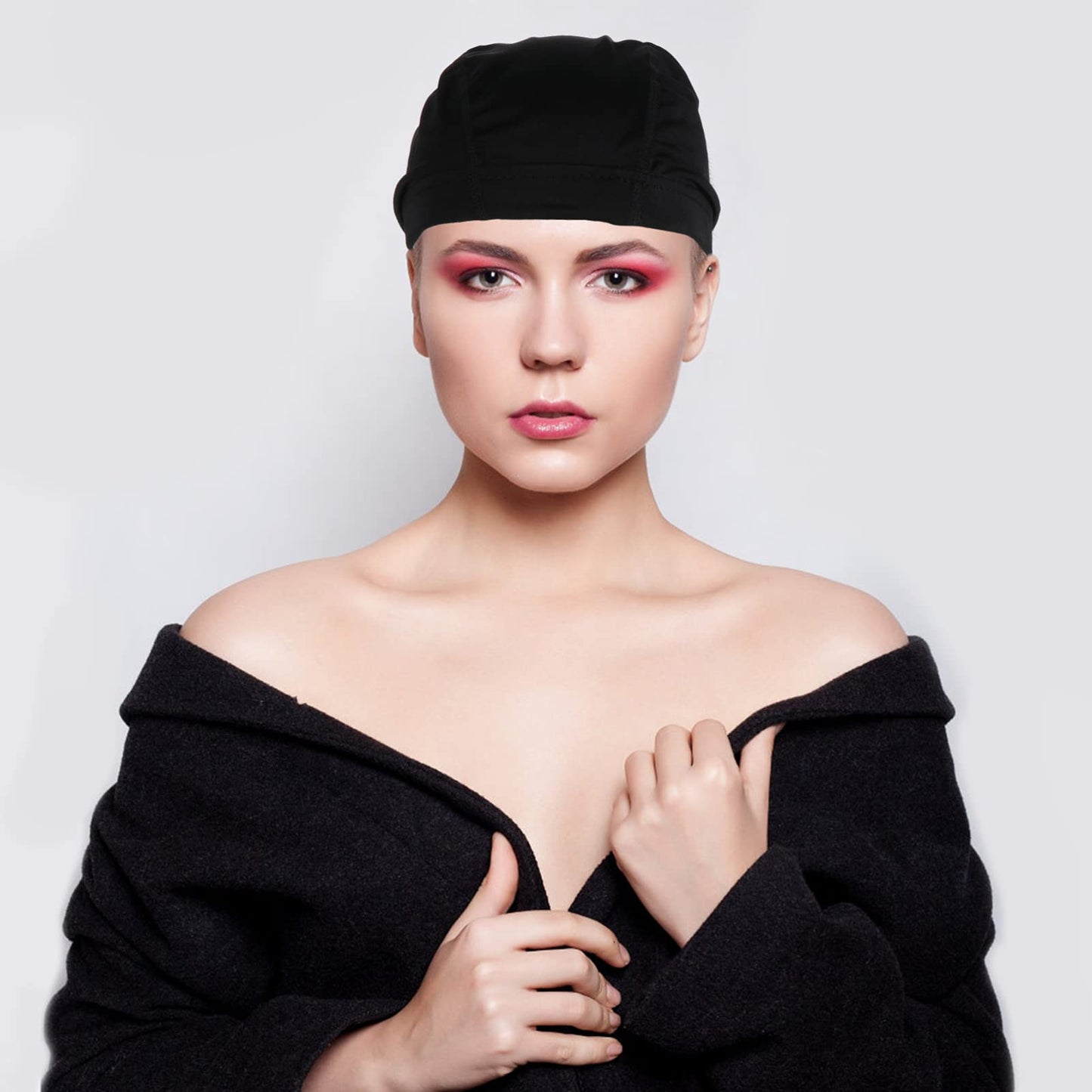 3pcs U-shaped Hair Care Hair Net Satin Wig Cap Elastic Wig Cap Wig Making Accessories Mesh Weave Cap Dome Wig Caps Breathable Net Wig Caps Net Cap Multifunction Lace Tool