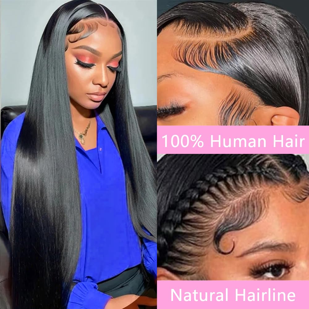 Straight Lace Closure Human Hair 4x4 Free Part Lace Closure 100% Unprocessed Brazilian Virgin Human Hair Extensions 150% Density 12 Inch Lace Closure Pre Plucked Natural Black