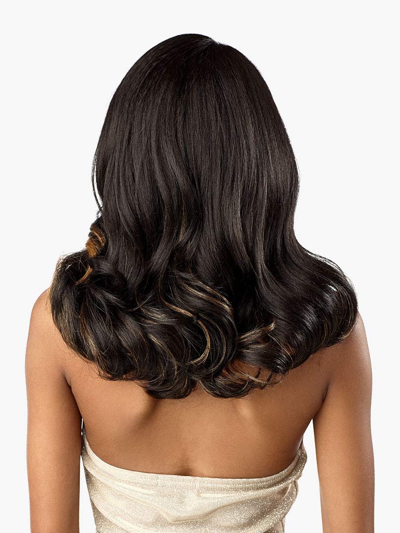 Sensationnel butta lace HD Lace Pre Plucked Virtually Undetectable Wider Parting Ear To Ear Lace BUTTA UNIT 13 (BALAYAGEGOLD)