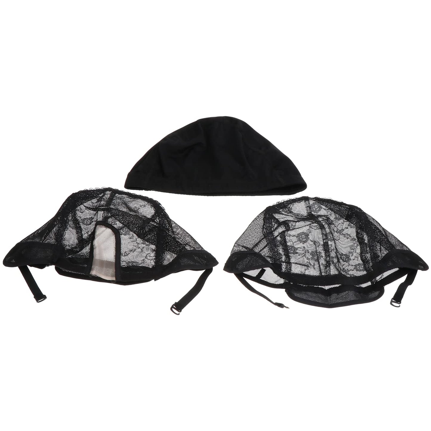 3pcs U-shaped Hair Care Hair Net Satin Wig Cap Elastic Wig Cap Wig Making Accessories Mesh Weave Cap Dome Wig Caps Breathable Net Wig Caps Net Cap Multifunction Lace Tool