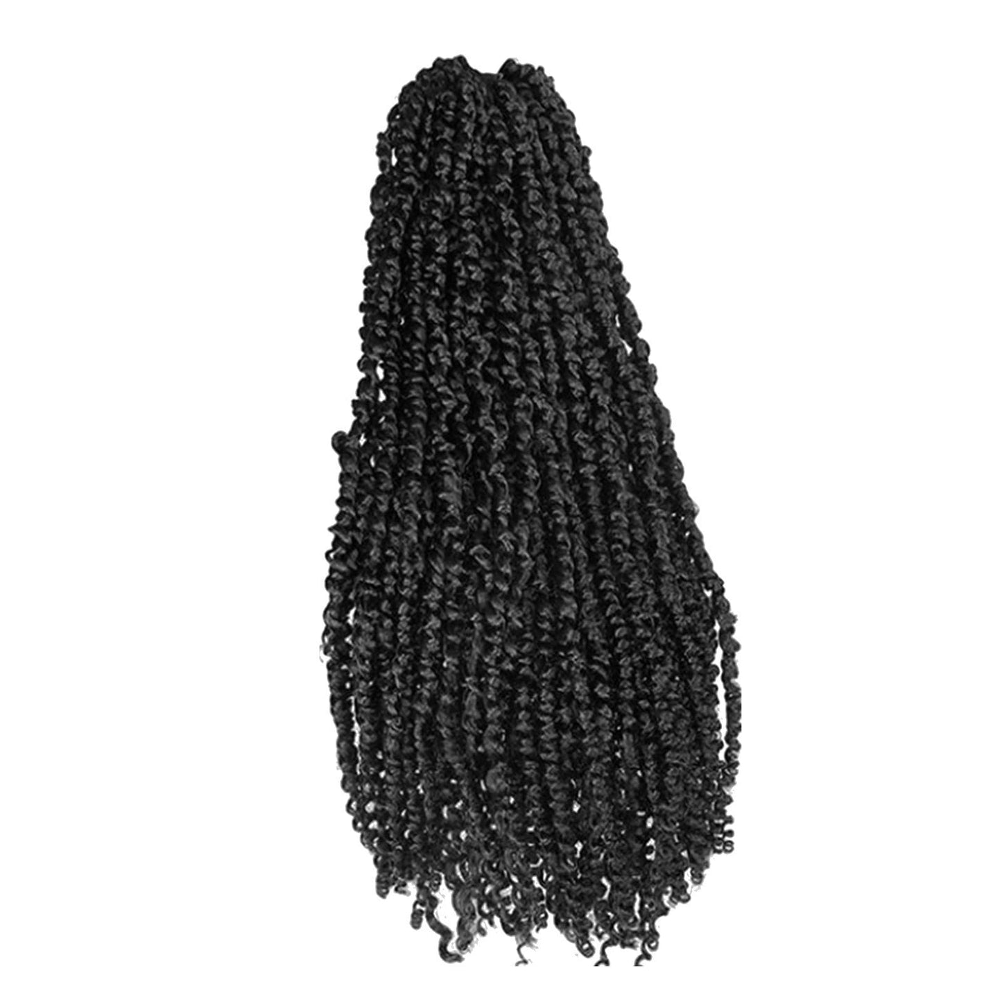 Hair Cutting compatible with Machine 1 Pack Passion Crochet Hair 18 Inch Pre Short Crochet Passion Hair Pre Looped Passion Crochet Braids Bohemian Crochet Hair 1 Pack Contains (Black, One Size)