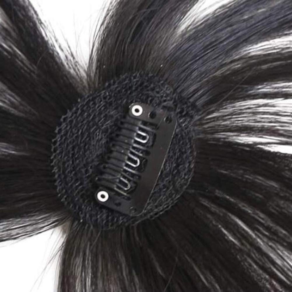 NarutoSak Fake Fringe,Fashion 3D Air Fringe Ultra-Thin Seamless Fake Bang Wig Hair Extension Hairpiece Light Brown
