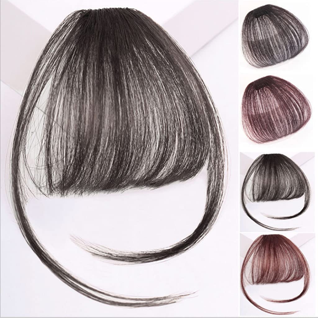 Air Bangs Clip In Bangs Fringe Hair Extension Women Clip In Hair Clip Extension Hair Accessories Fake Hair Easy To Wear