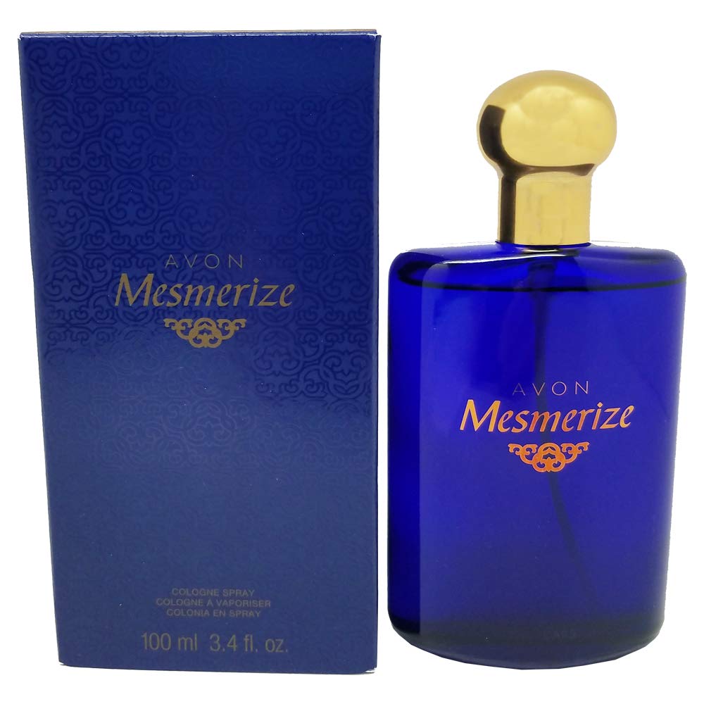 AVON Mesmerize Cologne for Men, 3.4 fl oz, Long Lasting Woody and Spicy Scent for Everyday Wear, Signature Fragrance for Him, Classic Men’s Cologne