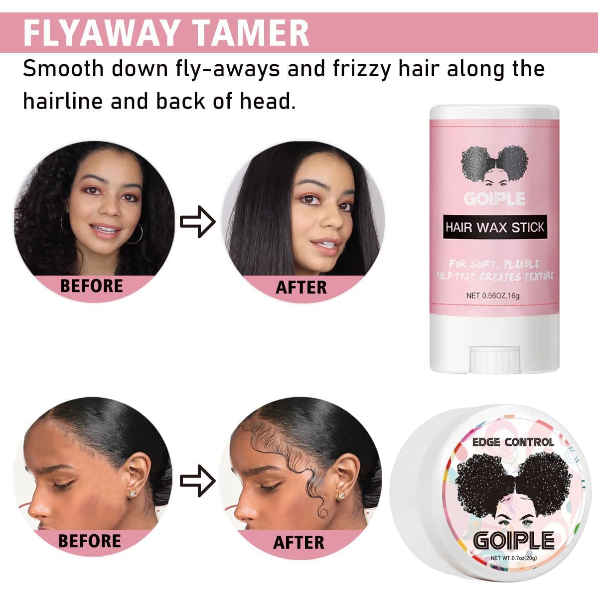Electric Hot Comb Hair Straightener, Deluxe Electrical Straightening Comb Curling Iron for Natural Black Wigs, Hot Comb Electric for Wigs Pressing Combs with Wig Glue Melting Spray Hair Wax Stick