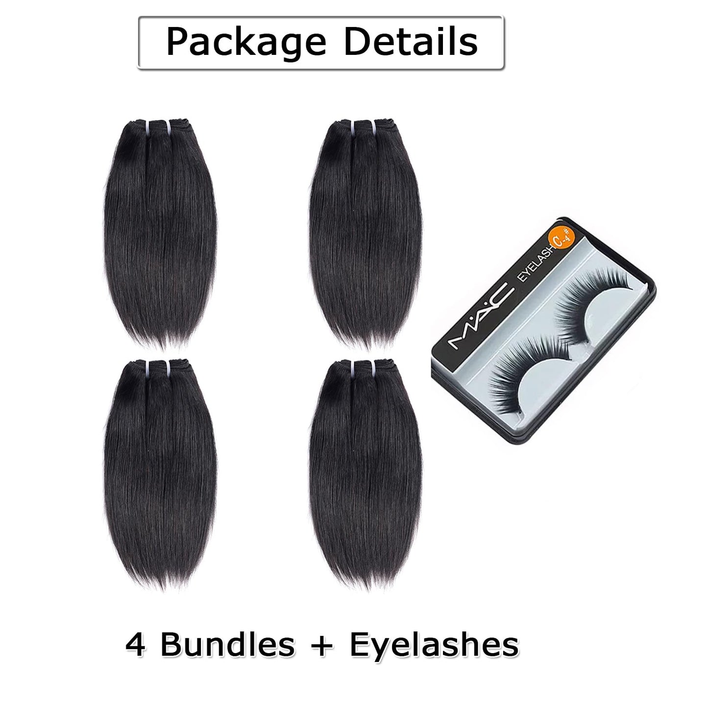 Liang Dian 10 Inch Short Human Hair Bundles Natural Color 4 Bundles 12A Brazilian Virgin Hair 100% Unprocessed Straight Human Hair Bundles(10"10"10"10")