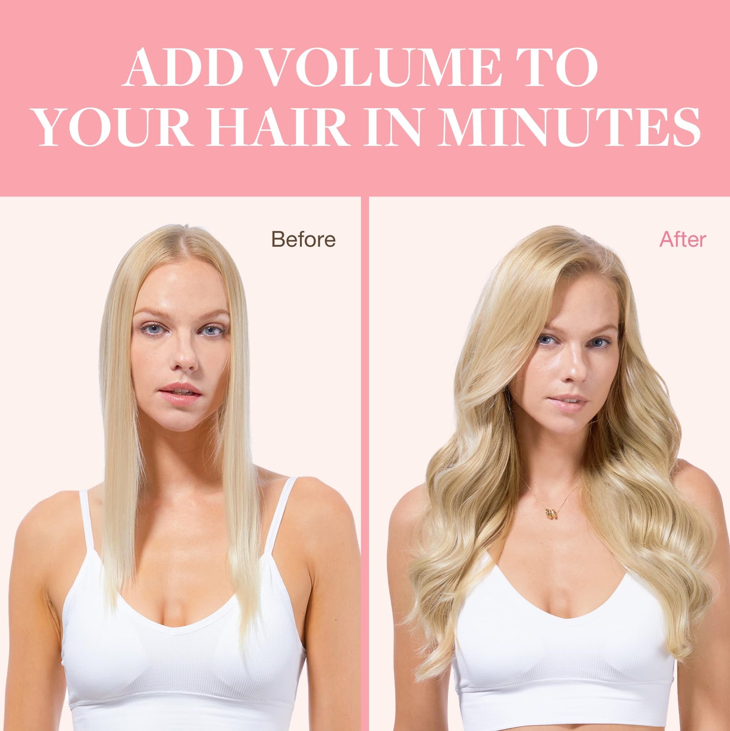 GOO GOO Clip in Hair Extensions Real Human Hair, Remy Human Hair Extensions Clip ins for Women, Natural Human Hair, 14inch 120g 7Pcs, 17A/60A Ash Blonde Highlighted Platinum Blonde