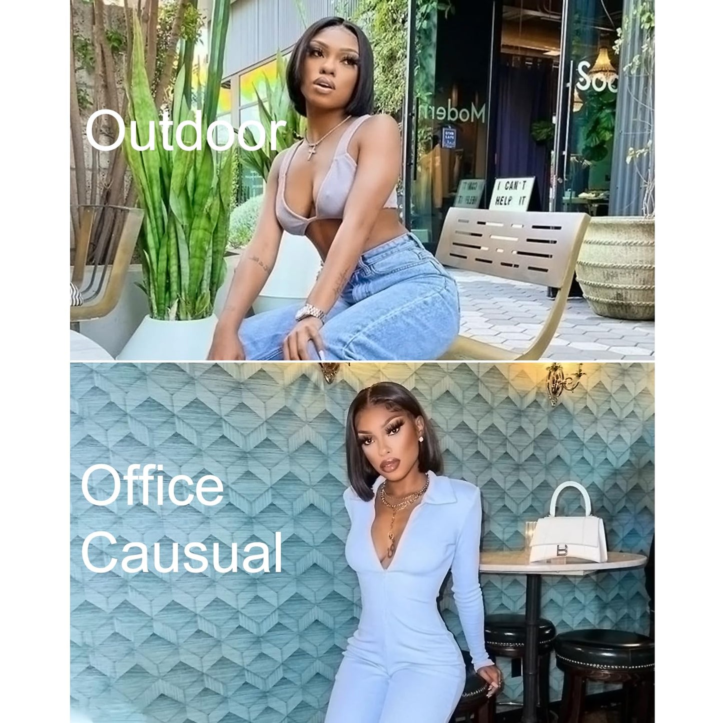 Arabella Hair 12inch 6x6 Bob Wig Human Hair Real 210% Density Ready to Go Glueless Wig 12a Straight Bob Wigs Human Hair Pre Cut Lace Pre Bleached Tiny Knots (12inch, 6x6 Glueless Bob)