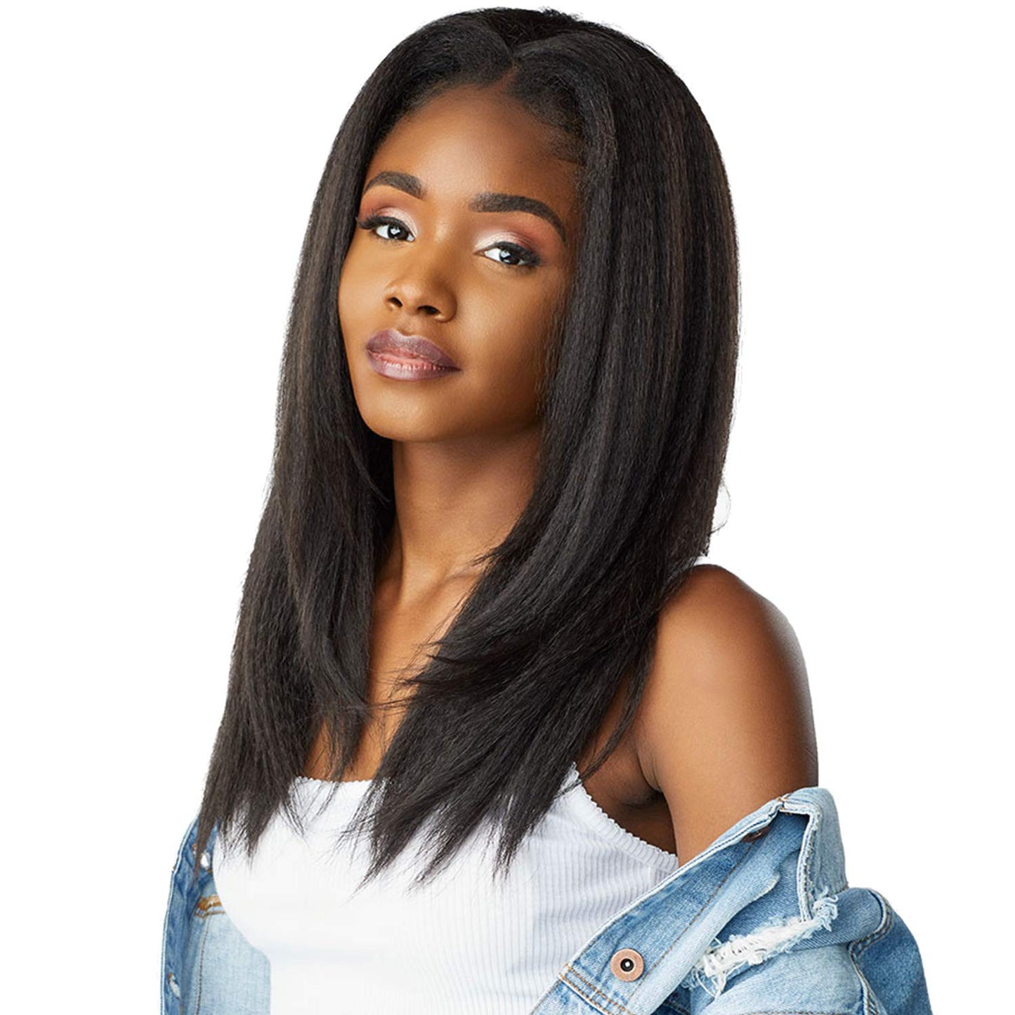 Sensationnel CKCo HalfWig - Synthetic Instant weave full wig style CURLS KINKS AND CO Half wig - ALPHA WOMAN (1B)