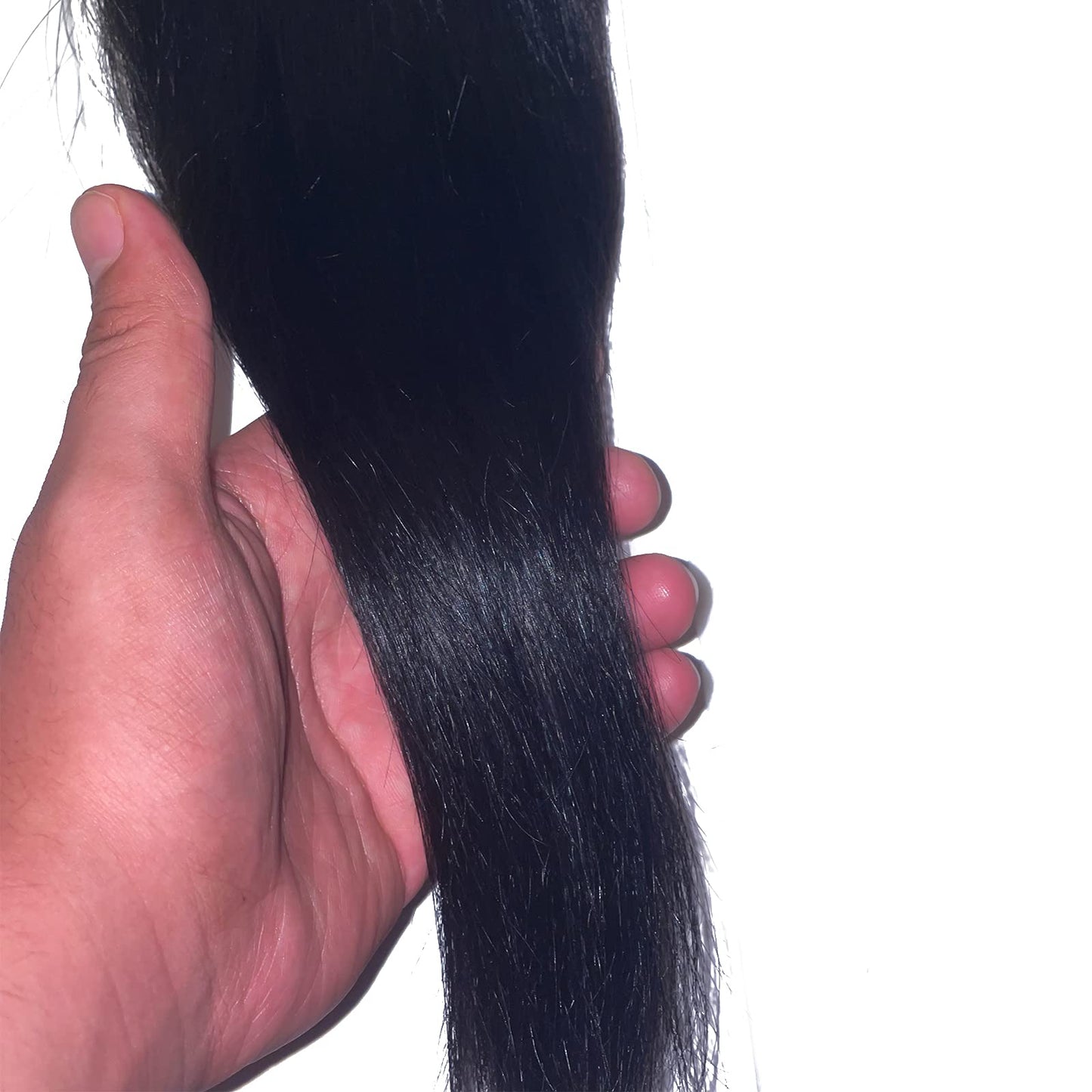 New Remy Yaky-Remy Blue 100% VIRGIN Human Hair Weave- Shed Free&Tangle Free (#1B, 14“ packs of 2)