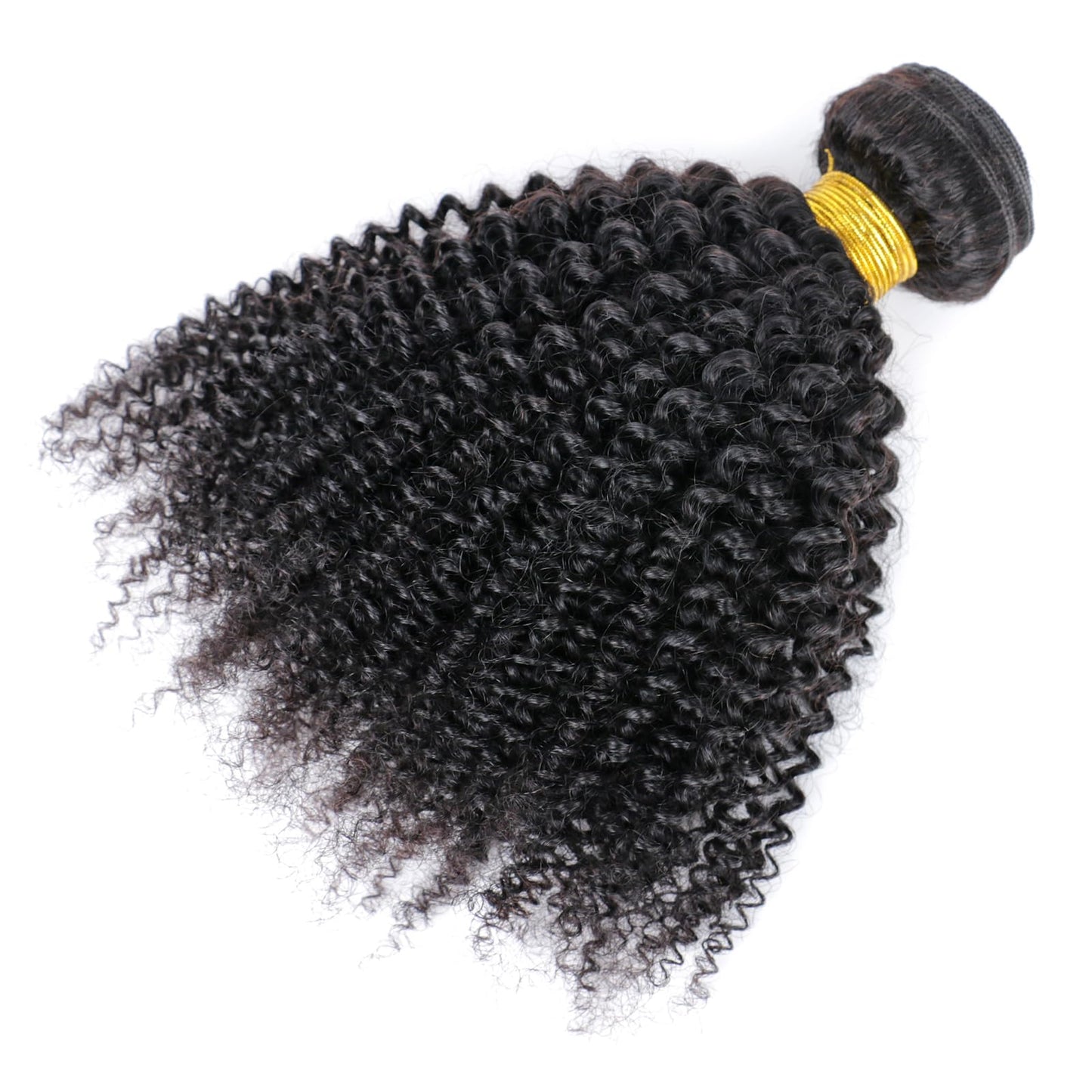 VIYAVIYA Afro Kinky Curly Bundles Human Hair 8 Inch Curly Weave Unprocessed Virgin Extensions for Black Women Natural Color