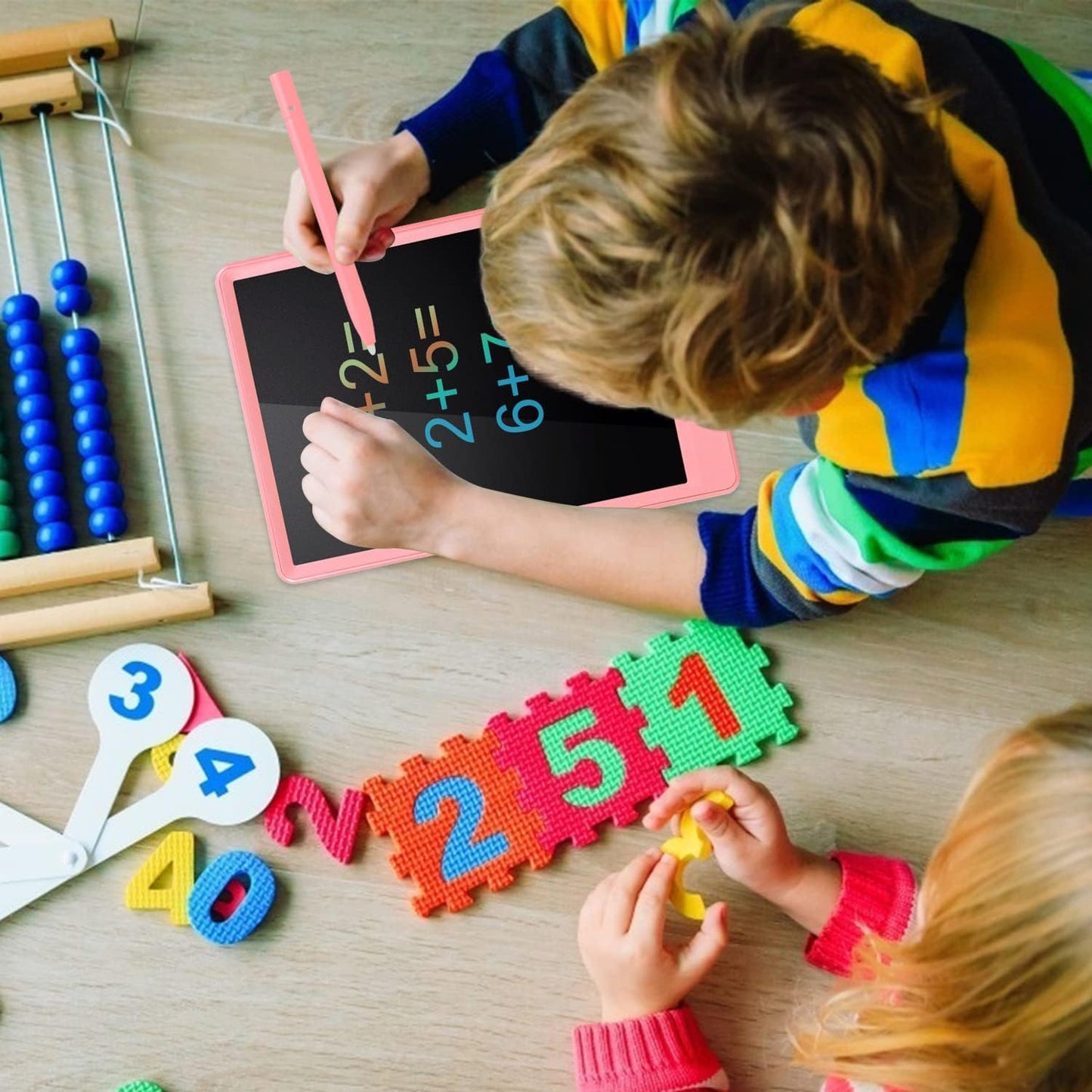 EooCoo Toys for Ages 3-6, Drawing Board, 10 Inch LCD Writing Tablet, Electronic Drawing Tablet, Girl Birthday Gift, Kids Toys, Drawing Pad Girls Toys, Kids Travel Essential
