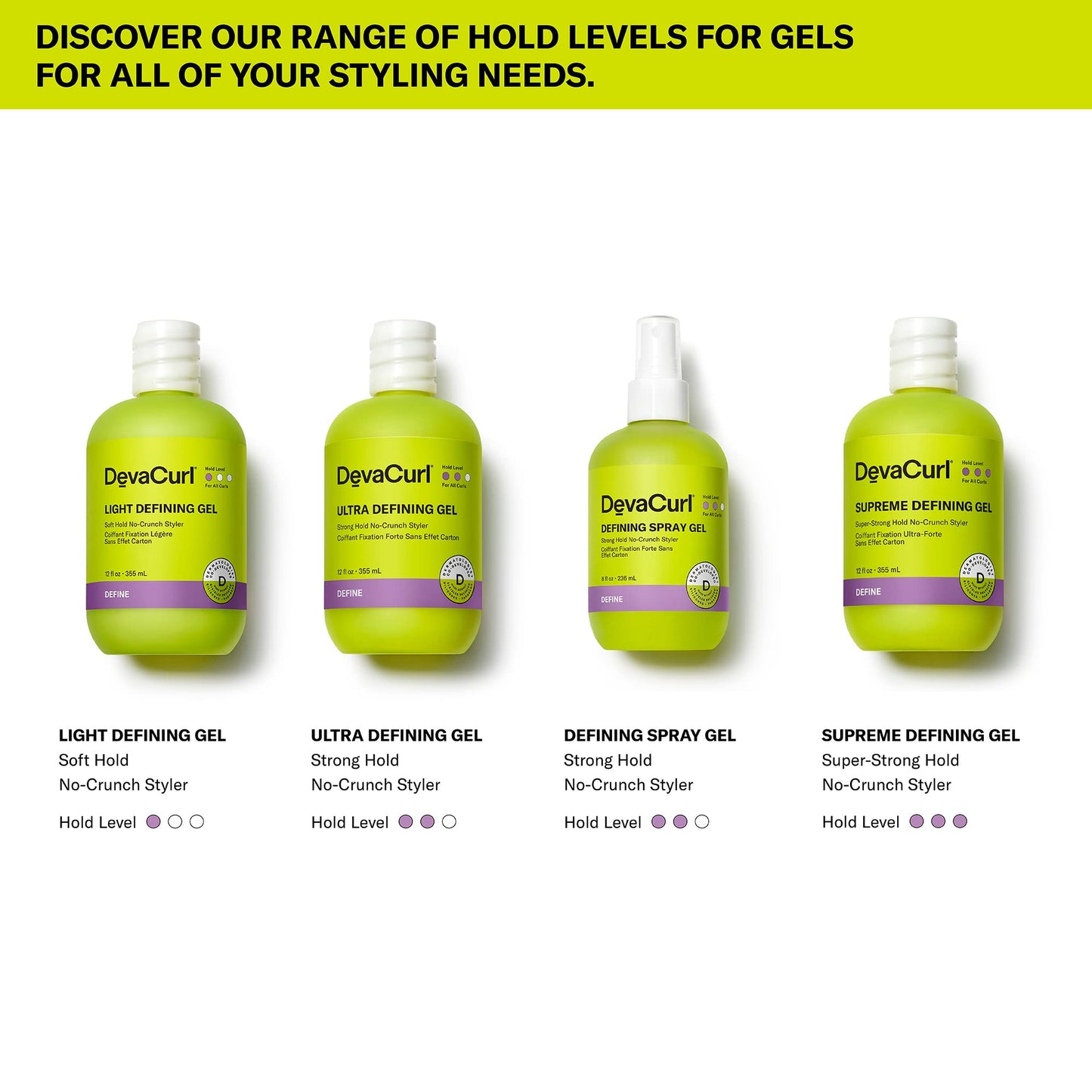 DevaCurl Ultra Defining Gel Strong Hold No-Crunch Styler, 3 fl. oz.