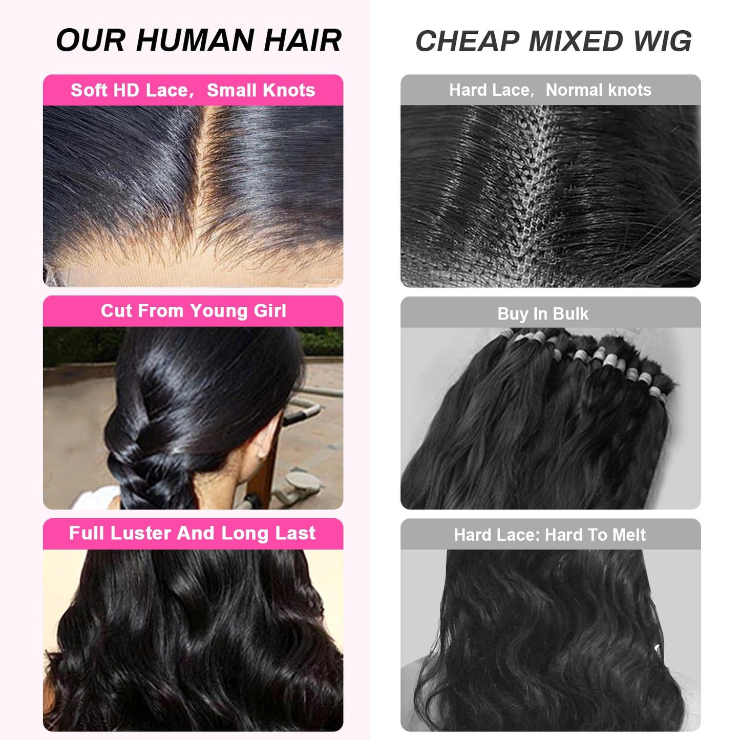 360 Body Wave Lace Front Wigs Human Hair 360 Glueless Wigs Human Hair Pre Plucked With Natural Hairline 100% Full Lace Wigs Human Hair 360 200% Density (28 Inch)