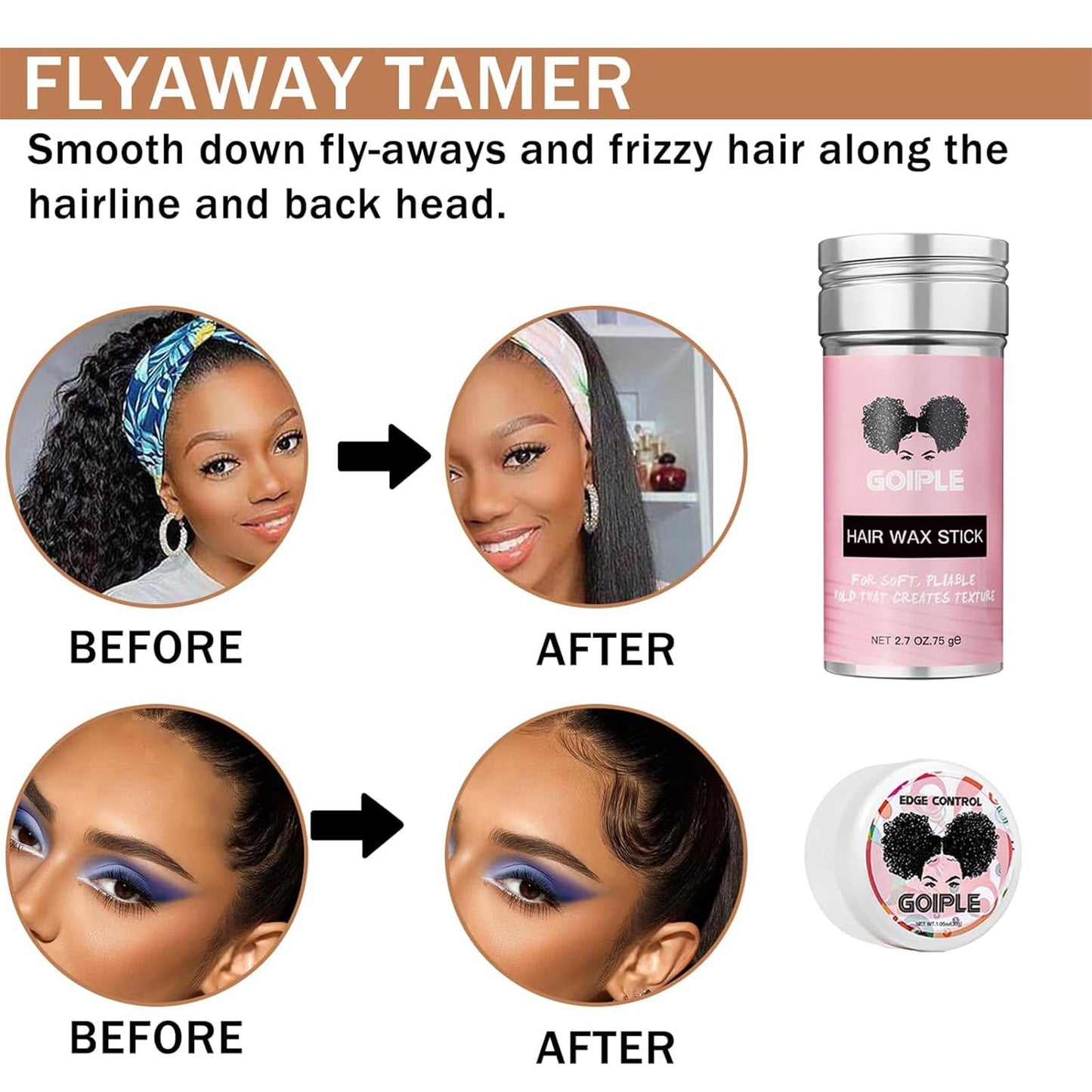 Lace Tint Melting Hair Mousse for Women Hair Wigs Lace Wigs Toupees and Hairpieces Natural Finishing Lace Color, Lace Tint Mousse for Wigs Lace Melting Spray Set (Light Brown)