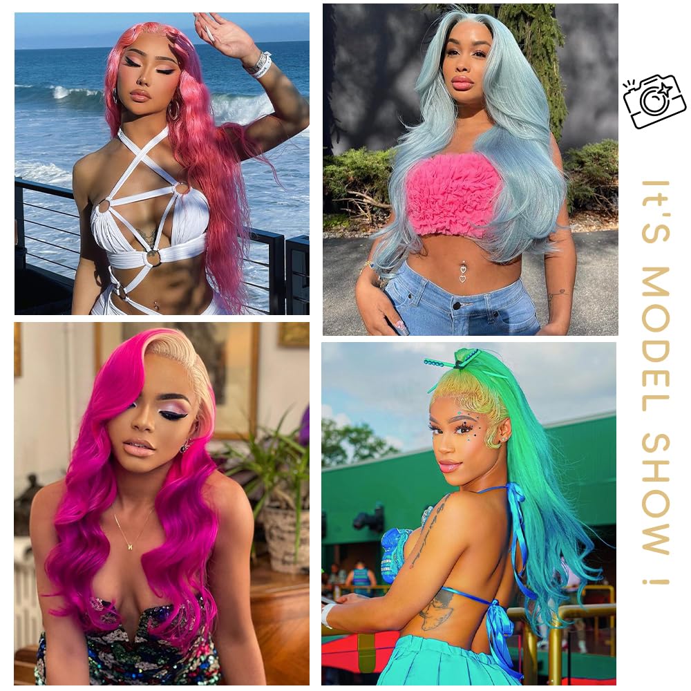 613 13x6 Lace Front Wig Human Hair 250 Density Body Wave Blonde Lace Front Wigs Human Hair Pre Plucked 613 HD Lace Frontal Wig Blonde Wig Human Hair Glueless Human Hair Wigs 30 Inch