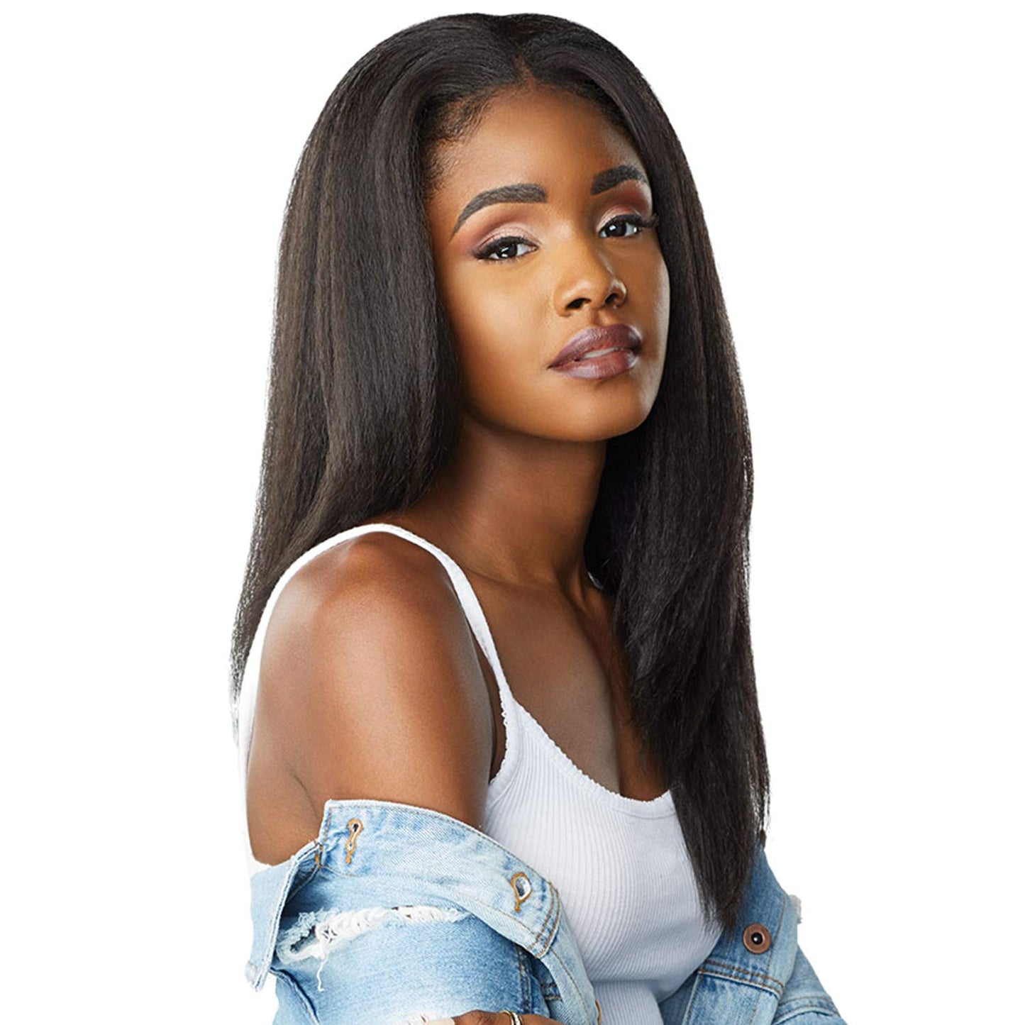 Sensationnel CKCo HalfWig - Synthetic Instant weave full wig style CURLS KINKS AND CO Half wig - ALPHA WOMAN (1B)