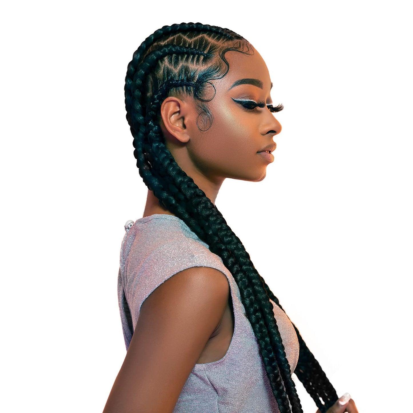 Sensationnel Braids African Collection 6X X-Pression Pre-Stretched Braid 58" (1-PACK, 2)