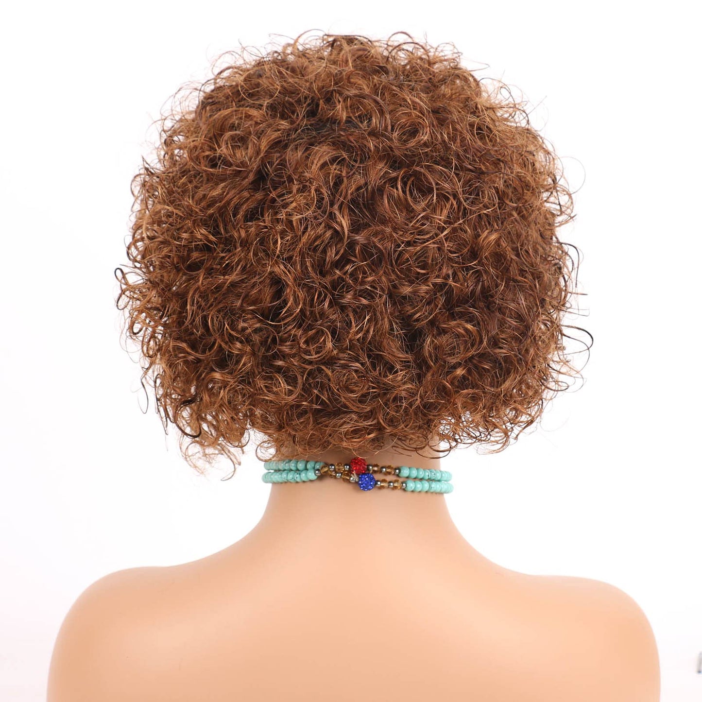 Czrleaty Ombre Ginger Pixie Cut Wigs Human Hair Short Curly Lace Front Wig Ombre Ginger 13X1 Pixie Wig For Black Women 150% Density