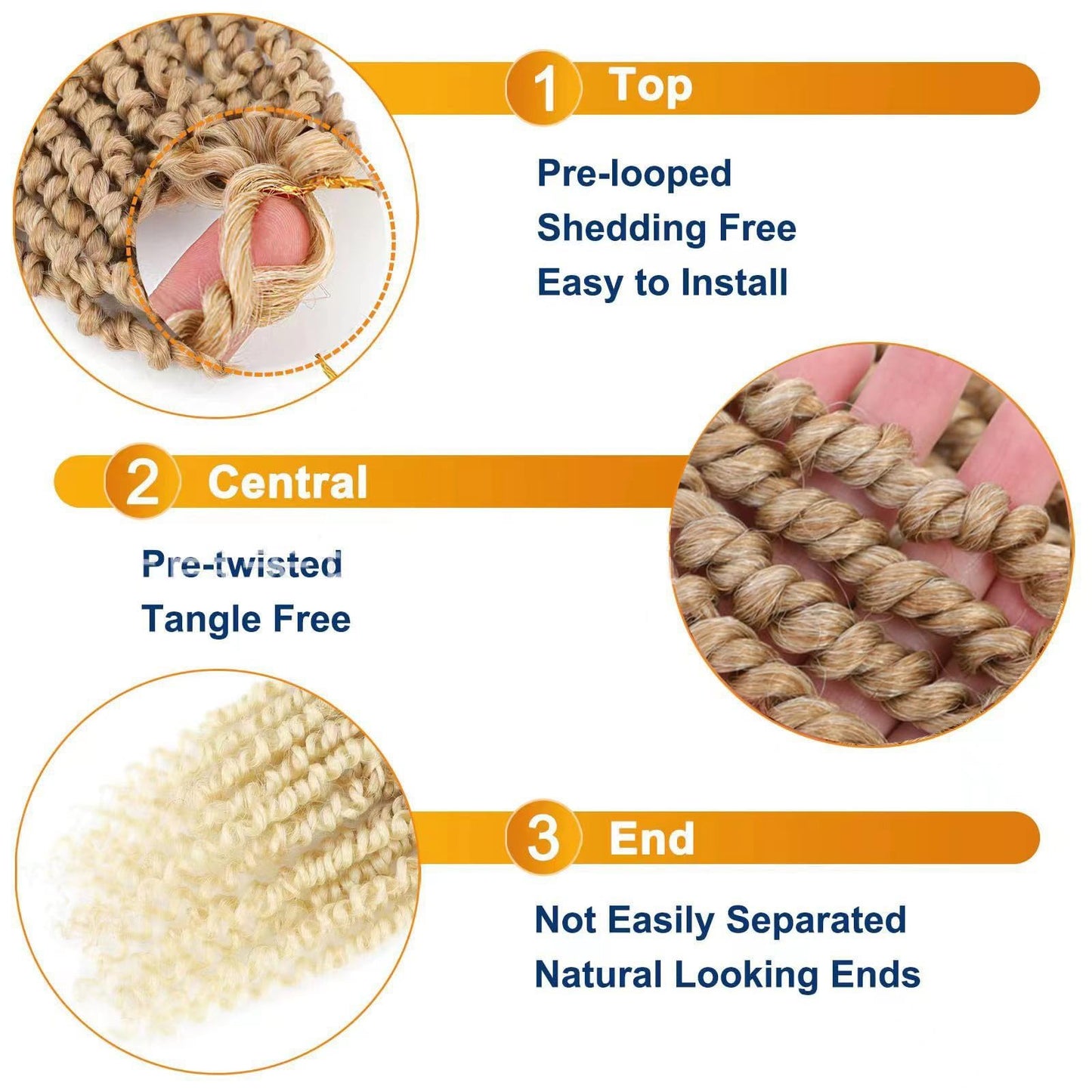 Hair Cutting compatible with Machine 1 Pack Passion Crochet Hair 18 Inch Pre Short Crochet Passion Hair Pre Looped Passion Crochet Braids Bohemian Crochet Hair 1 Pack Contains (Black, One Size)
