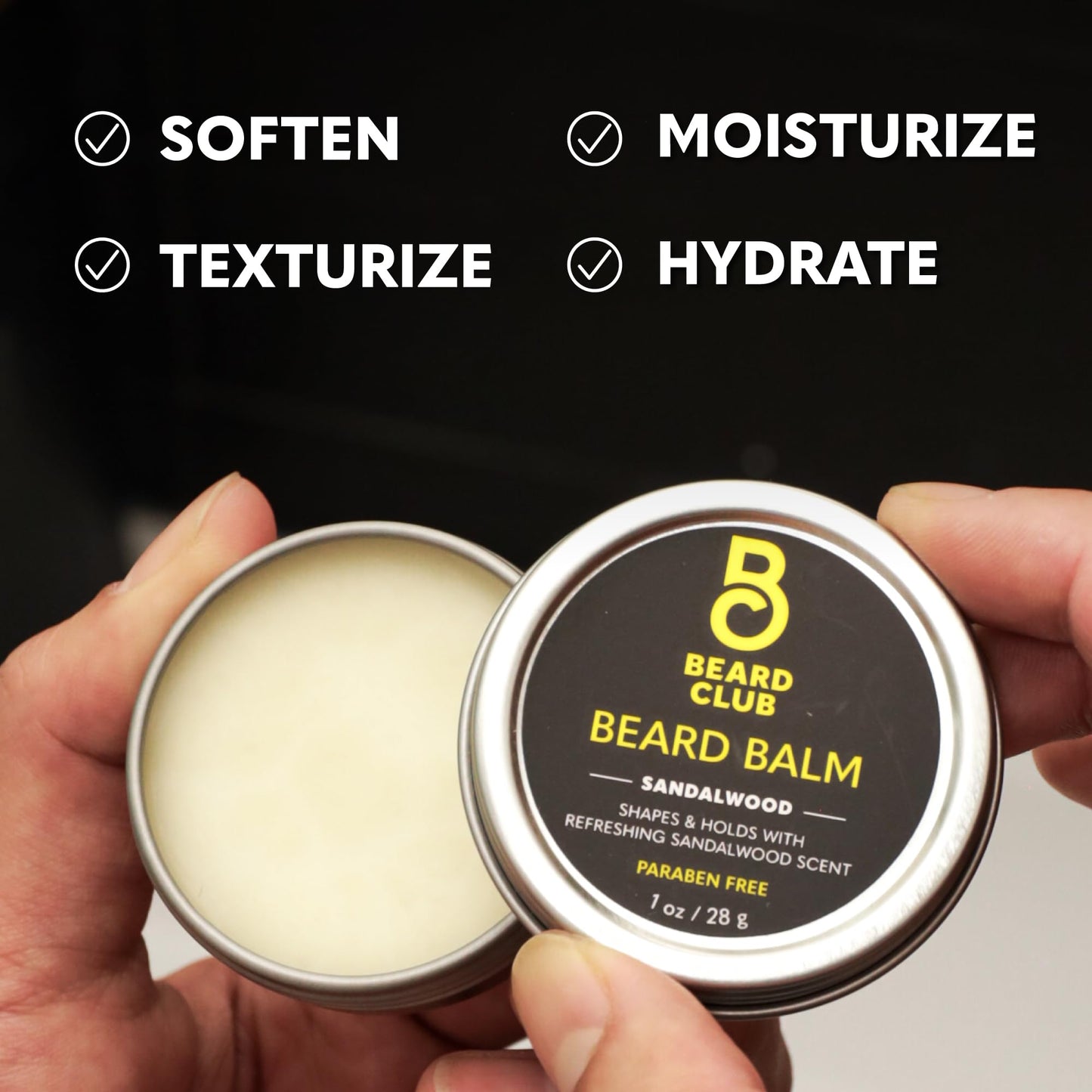The Beard Club Beard Kit for Men - Beard Grooming & Beard Care Kit - Cedar & Sandalwood Beard Oil, Beard Balm, Beard Shampoo, Beard Brush, Comb, Beard Trimming Scissors, Straight Edge Razor - Gift Set