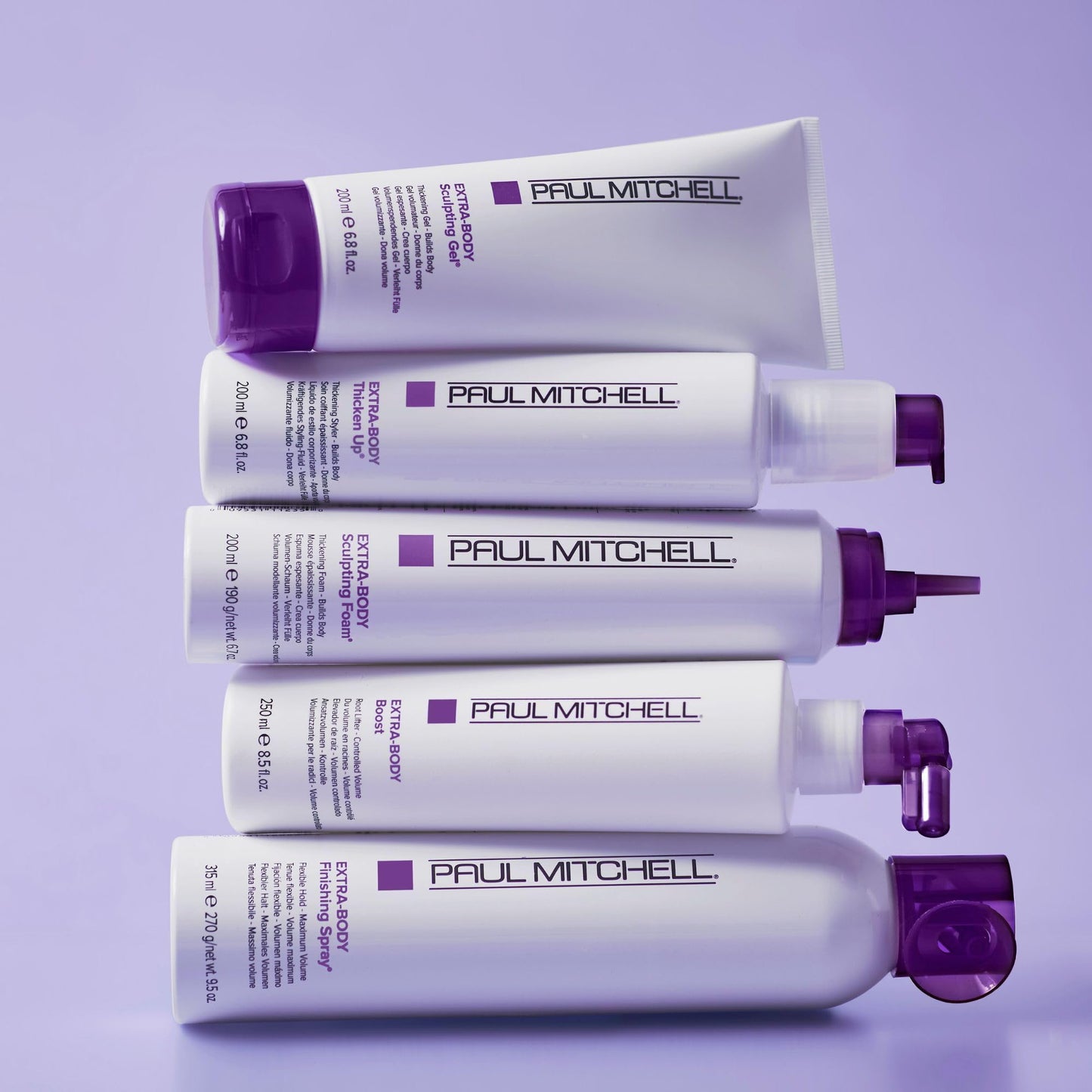 Paul Mitchell Extra-Body Sculpting Gel, Thickens + Builds Body, For Fine Hair, 6.8 fl. oz.