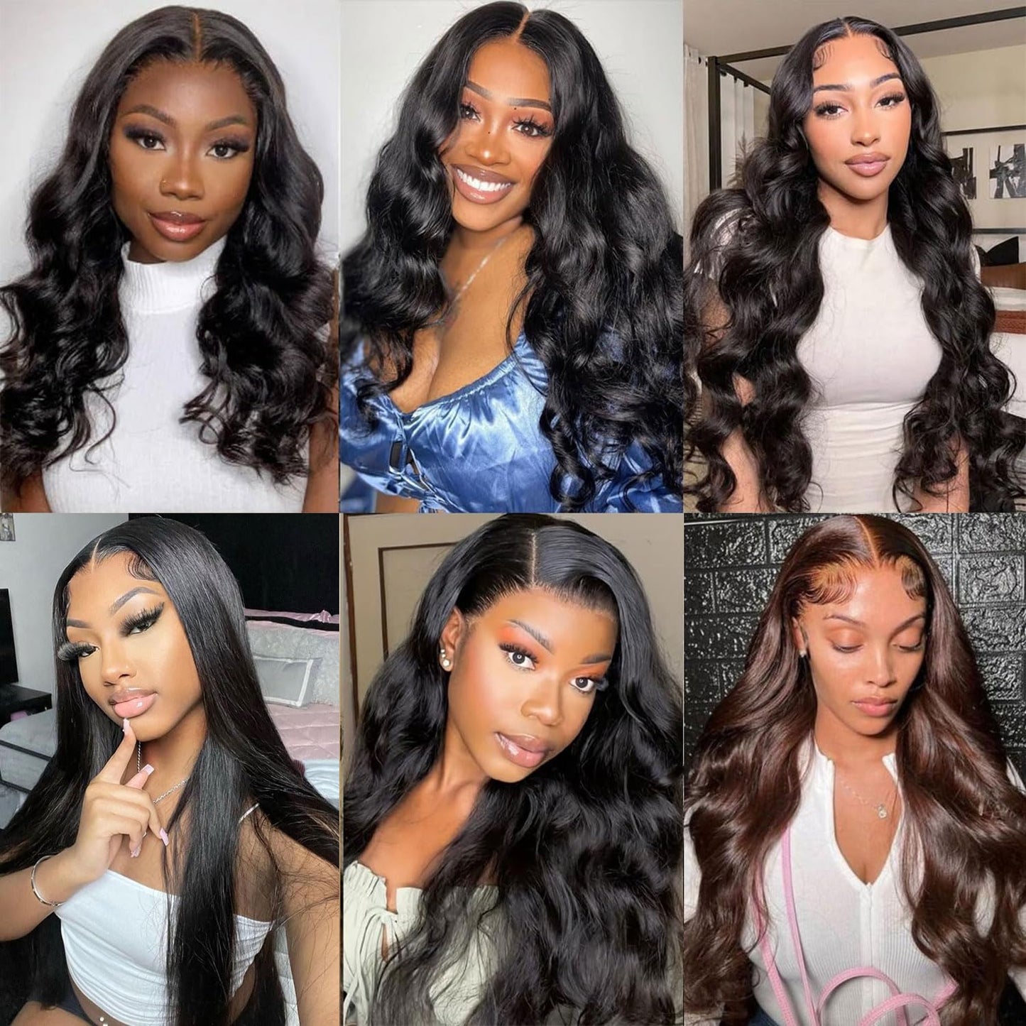 Tryfey Human Hair Bundles with Closure Body Wave (12 14 16+10,Free Part) 12A Grade 100% Unprocessed Brazilian Virgin Hair 3 Bundles Deals Real Human Hair Extensions For Black Women Natural Black